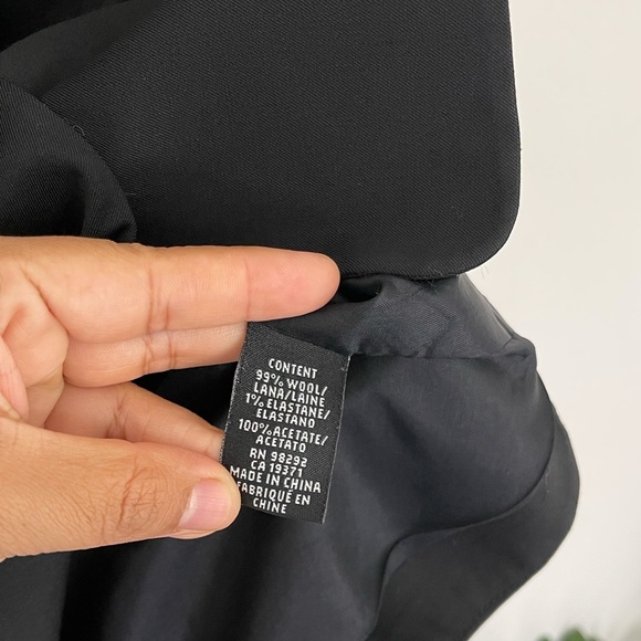 Tibi New York Two Button Wool Blazer 3/4 Sleeve S - Picture 3 of 9